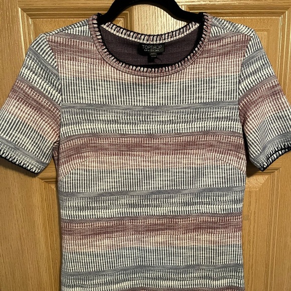 Striped Short Sleeve Dress - Picture 5 of 13
